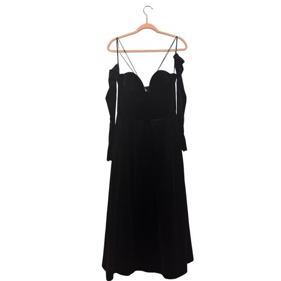 ALEX PERRY Patten Velvet Sweetheart Teacup Glove Dress AU14(US10) - Picture 9 of 12